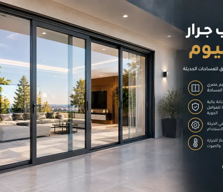 ابواب جرار المنيوم بالرياض حلول عصرية للفلل والمشاريع